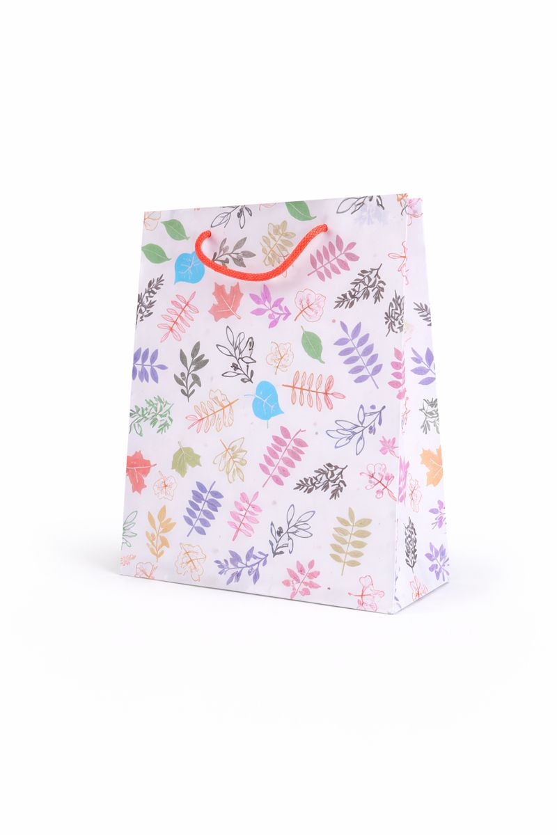 BOLSA DE REGALO FLORES 18*7.5*22