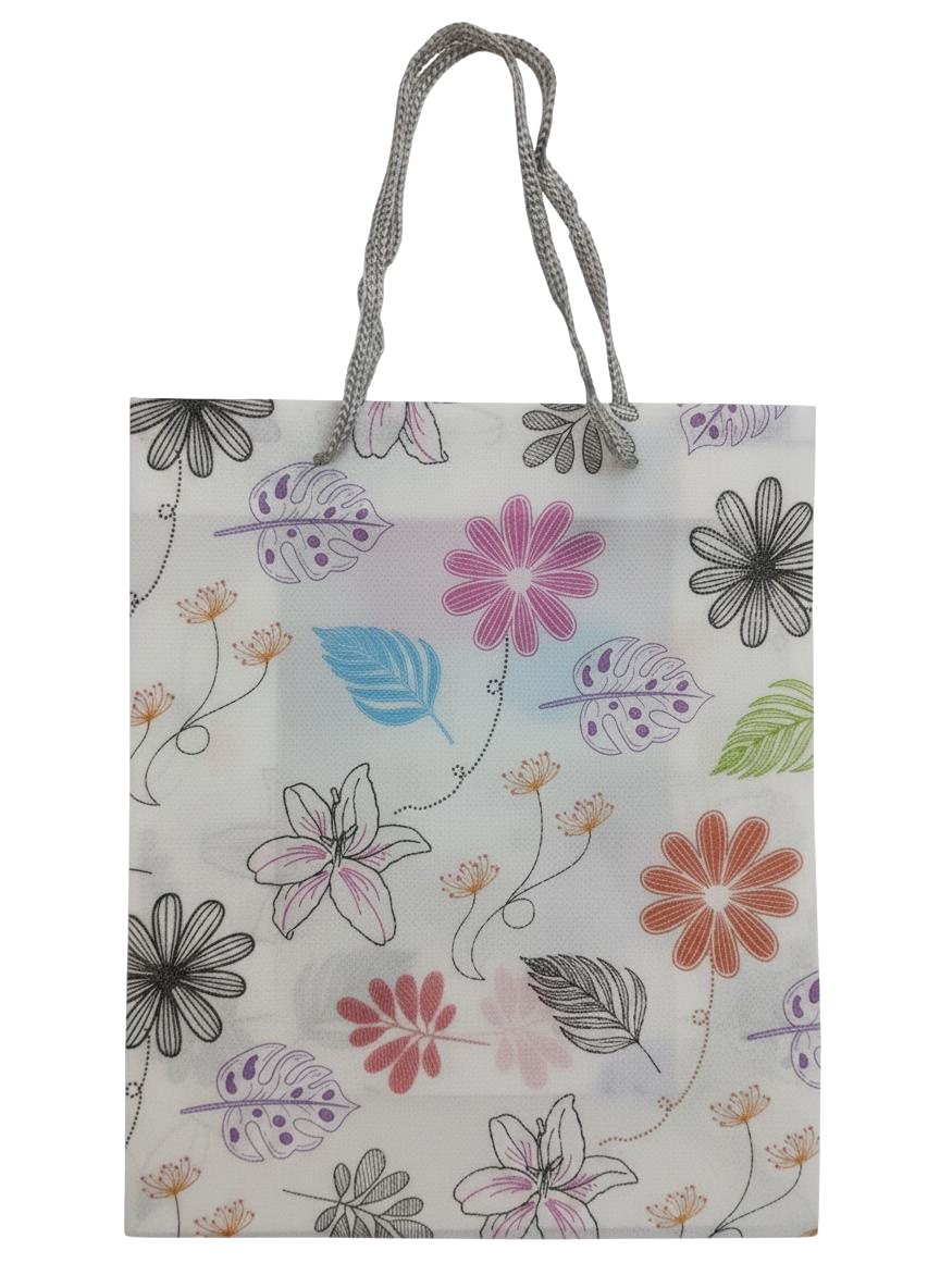 BOLSA DE REGALO FLORES 18*7.5*22