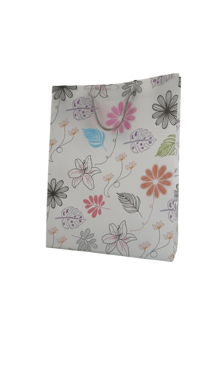 BOLSA DE REGALO FLORES 26*8*34