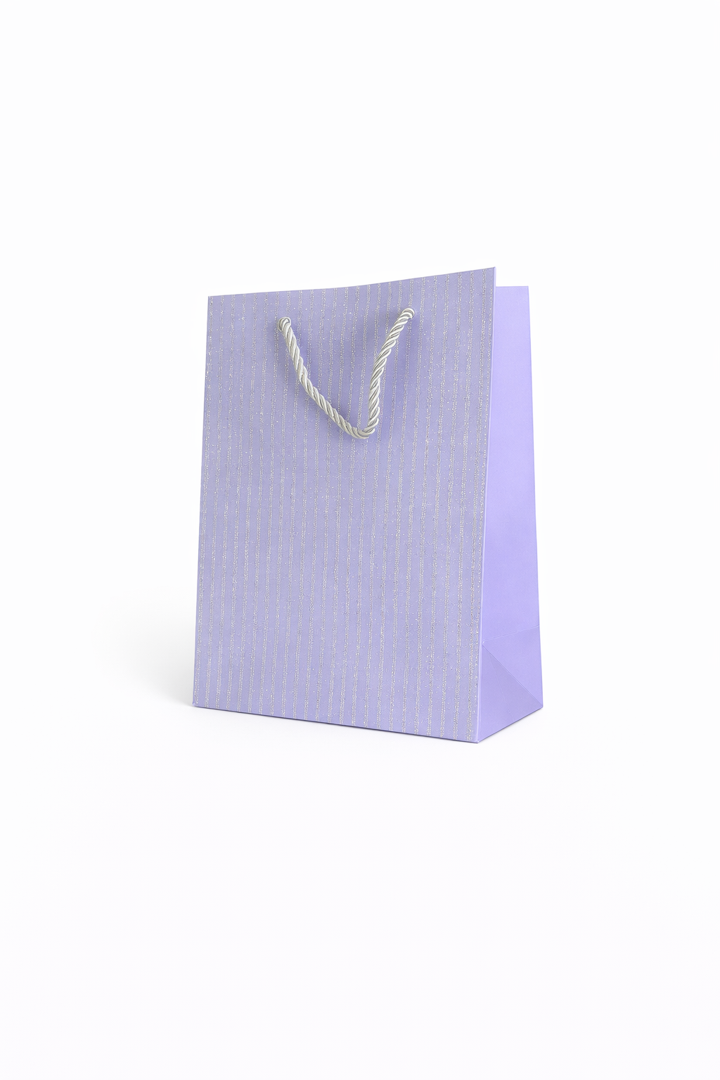 BOLSA DE REGALO FRANJAS VERTICAL ESCARCHADA 18*23*10