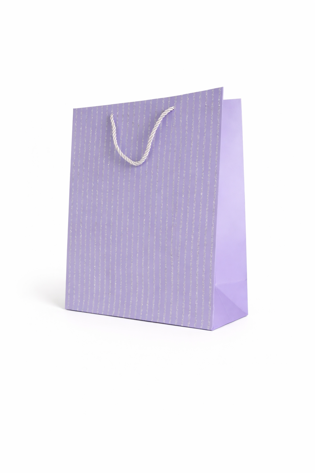 BOLSA DE REGALO FRANJAS VERTICAL ESCARCHADA 18*23*10