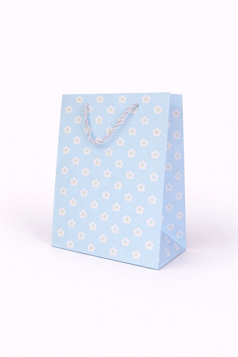 BOLSA DE REGALO TEXTURIZADO FLOR 18*23*12