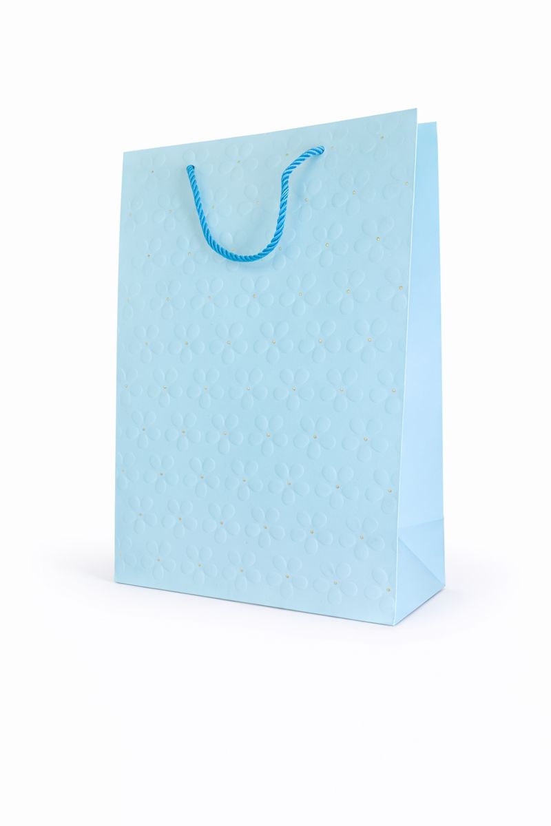 BOLSA DE REGALO TEXTURIZADO FLOR MARGARITA 30*42*14