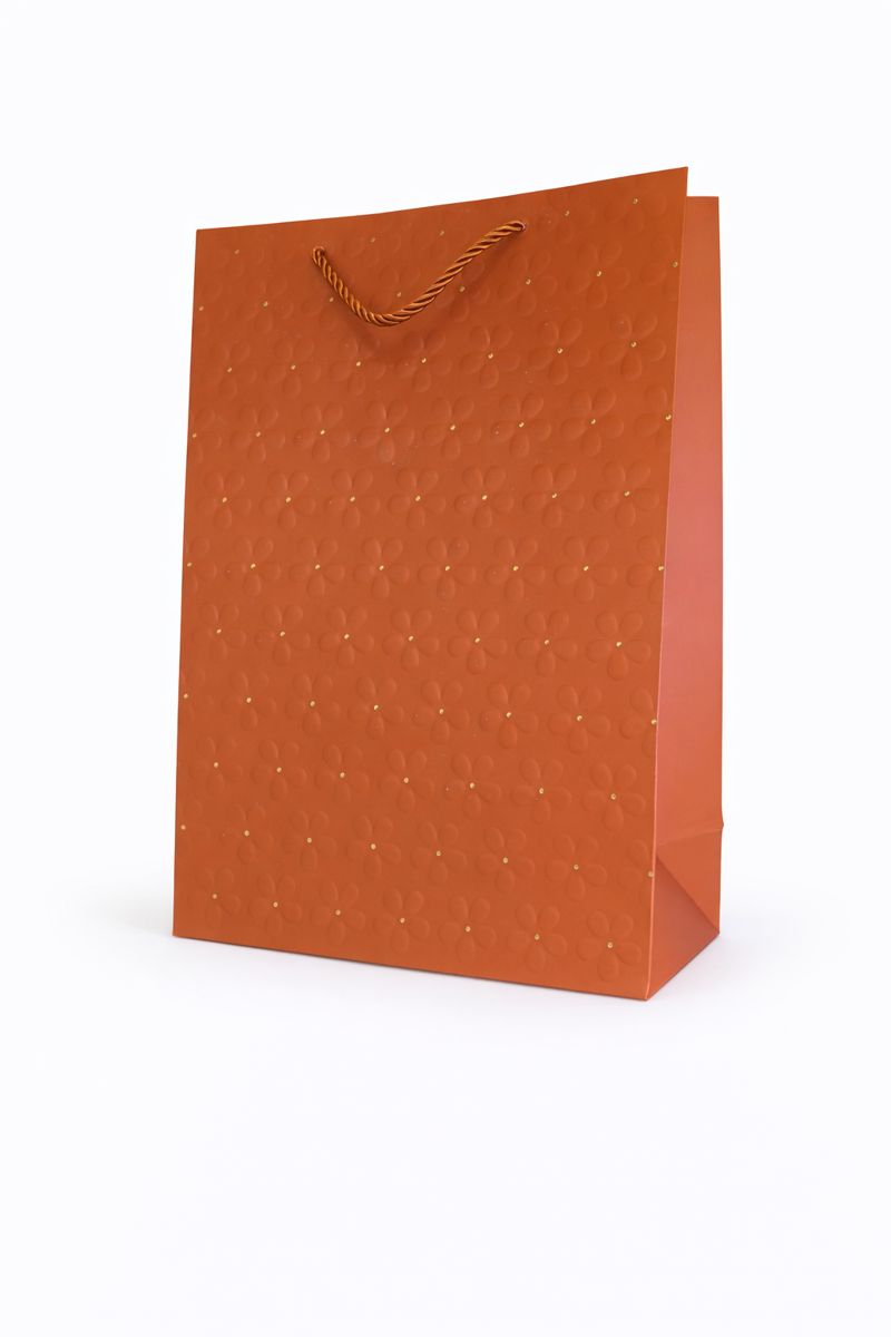 BOLSA DE REGALO TEXTURIZADO FLOR MARGARITA 30*42*14