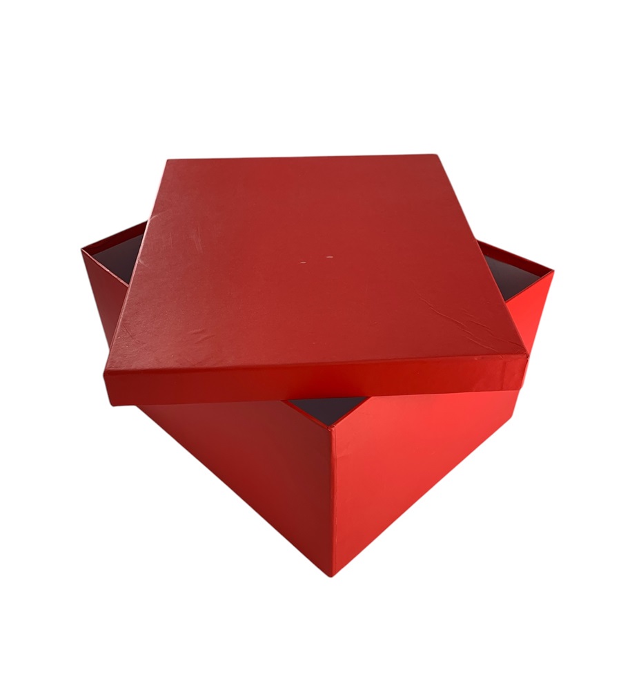 CAJA DE REGALO UNICOLO ROJA 30*25*16.5 CM