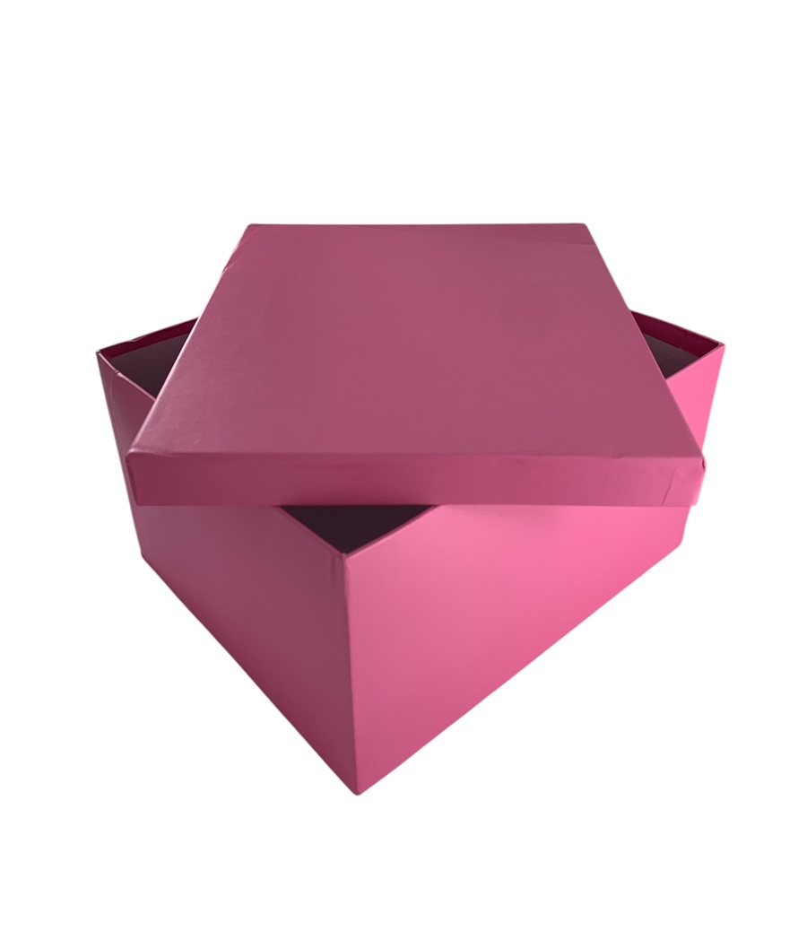 CAJA DE REGALO UNICOLO ROSA 28*23*15.5 CM