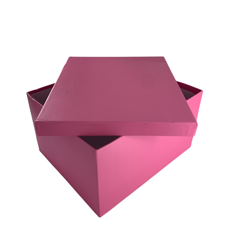 CAJA DE REGALO UNICOLO ROSA 14*9*8.5 CM