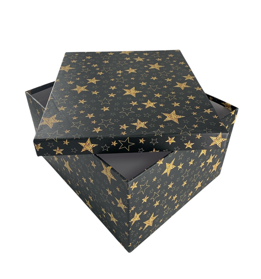 CAJA DE REGALO ESTRELLA DORADA 24*19*13.5 CM