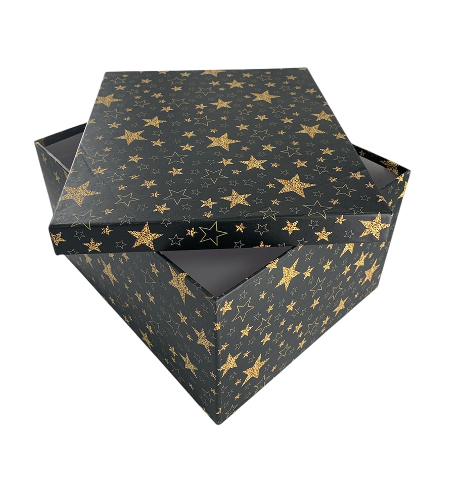 CAJA DE REGALO ESTRELLA DORADA 14*9*8.5 CM