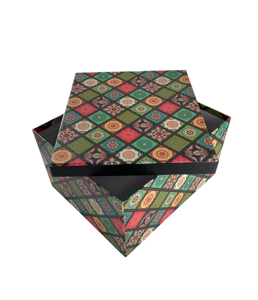 CAJA DE REGALO MANDALA 30*25*16.5 CM