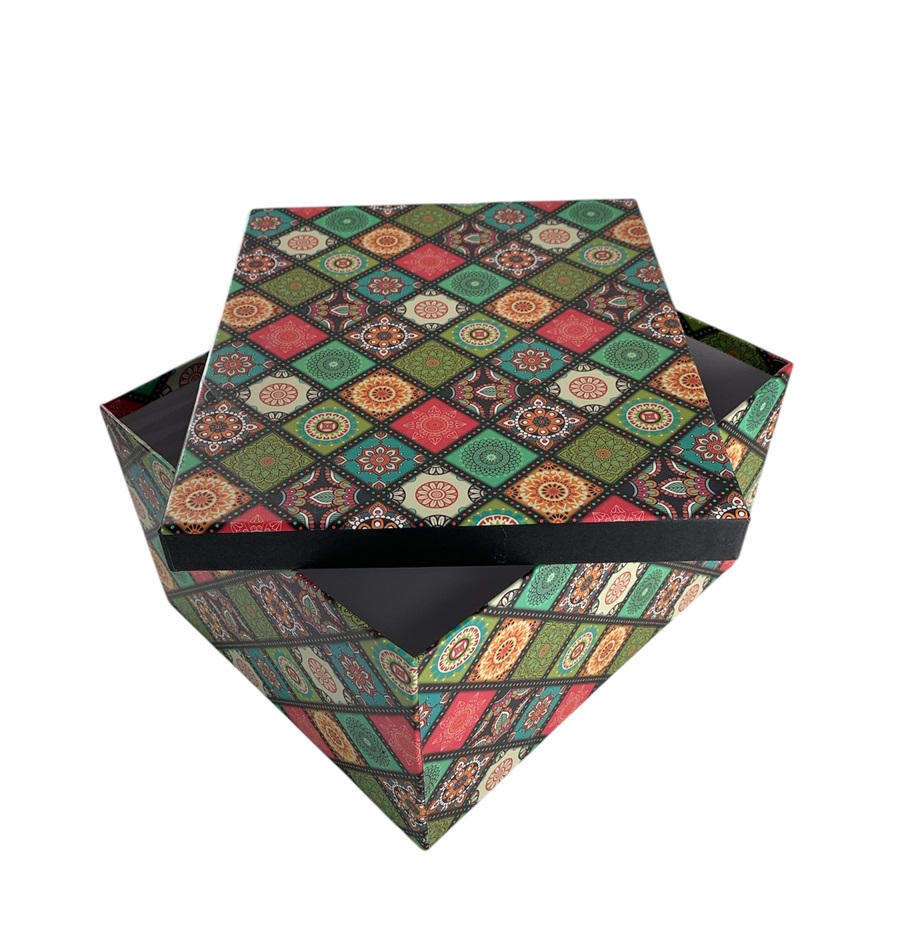 CAJA DE REGALO MANDALA 20*15*11.5 CM