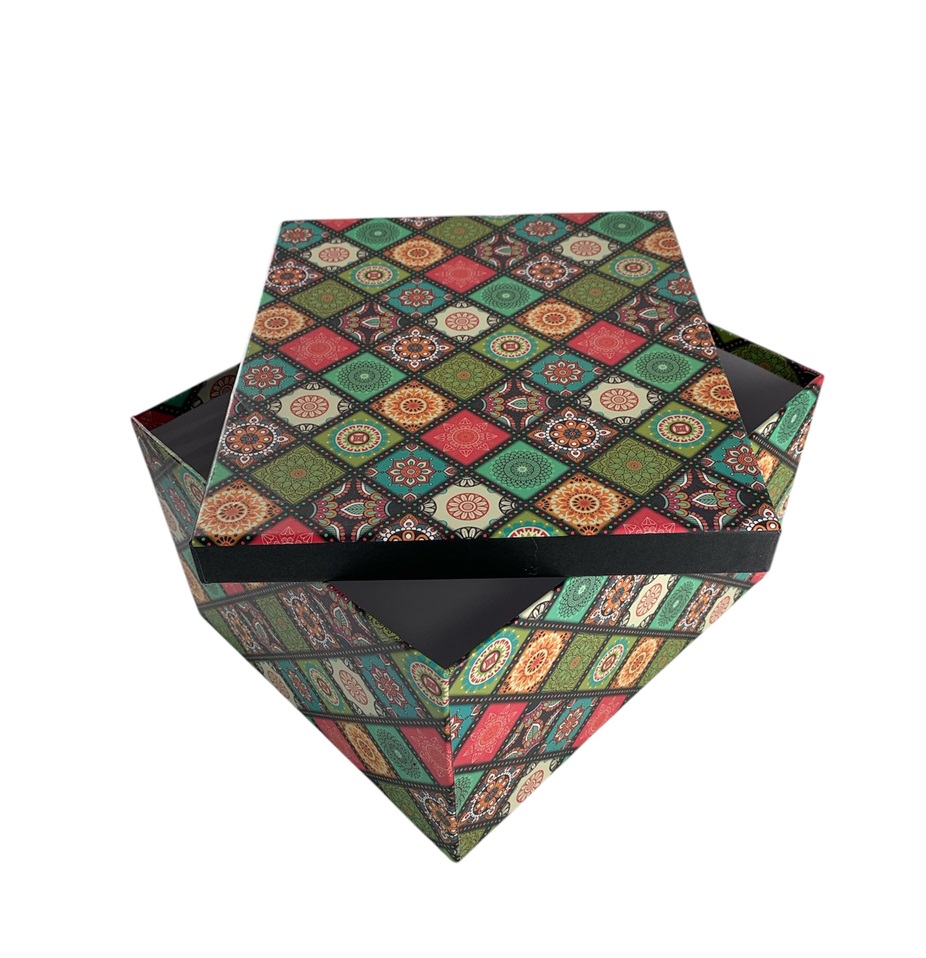 CAJA DE REGALO MANDALA 16*11*9.5 CM