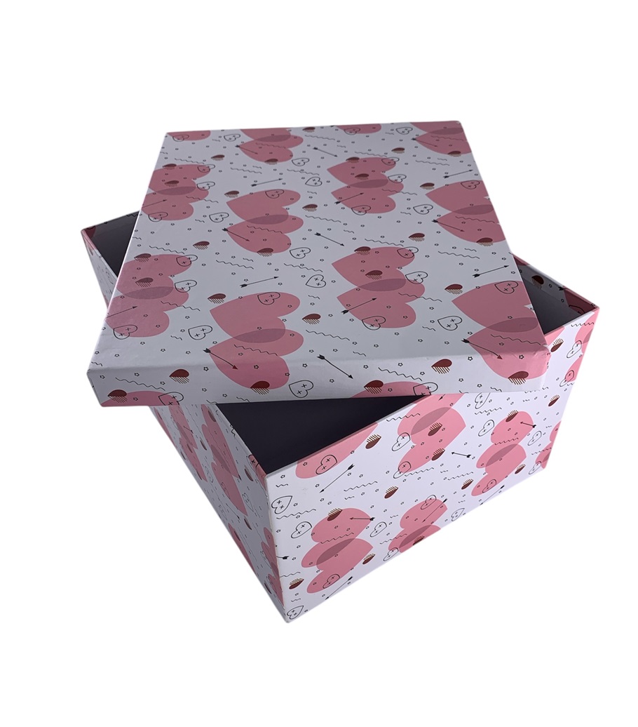 CAJA DE REGALO CORAZON CON FLECHA 28*23*15.5 CM