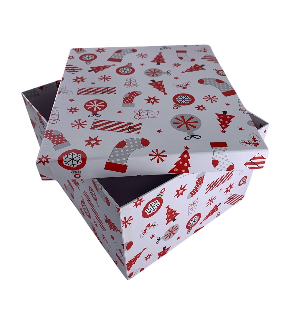 CAJA DE REGALO NAVIDEÑA 14*9*8.5 CM