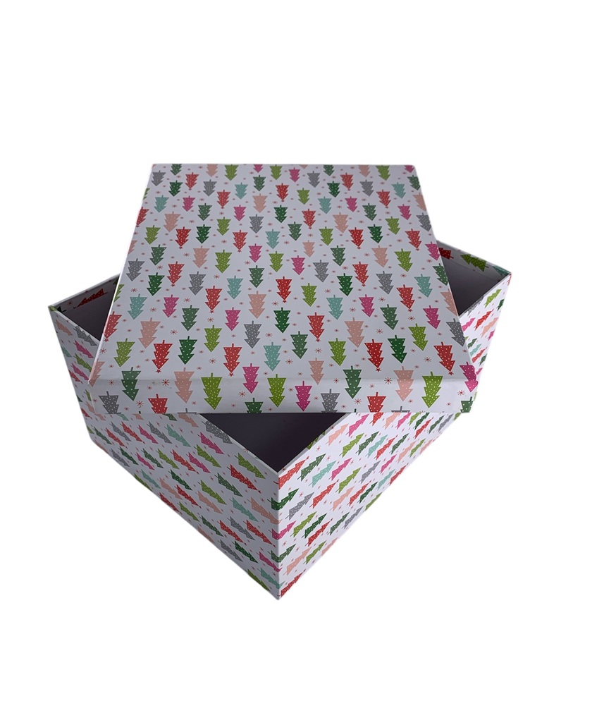 CAJA DE REGALO PINO NAVIDEÑA 28*23*15.5 CM