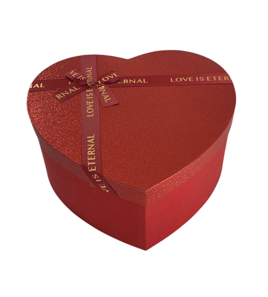 CAJA DE REGALO FORMA DE CORAZON 12*7*7.5 CM
