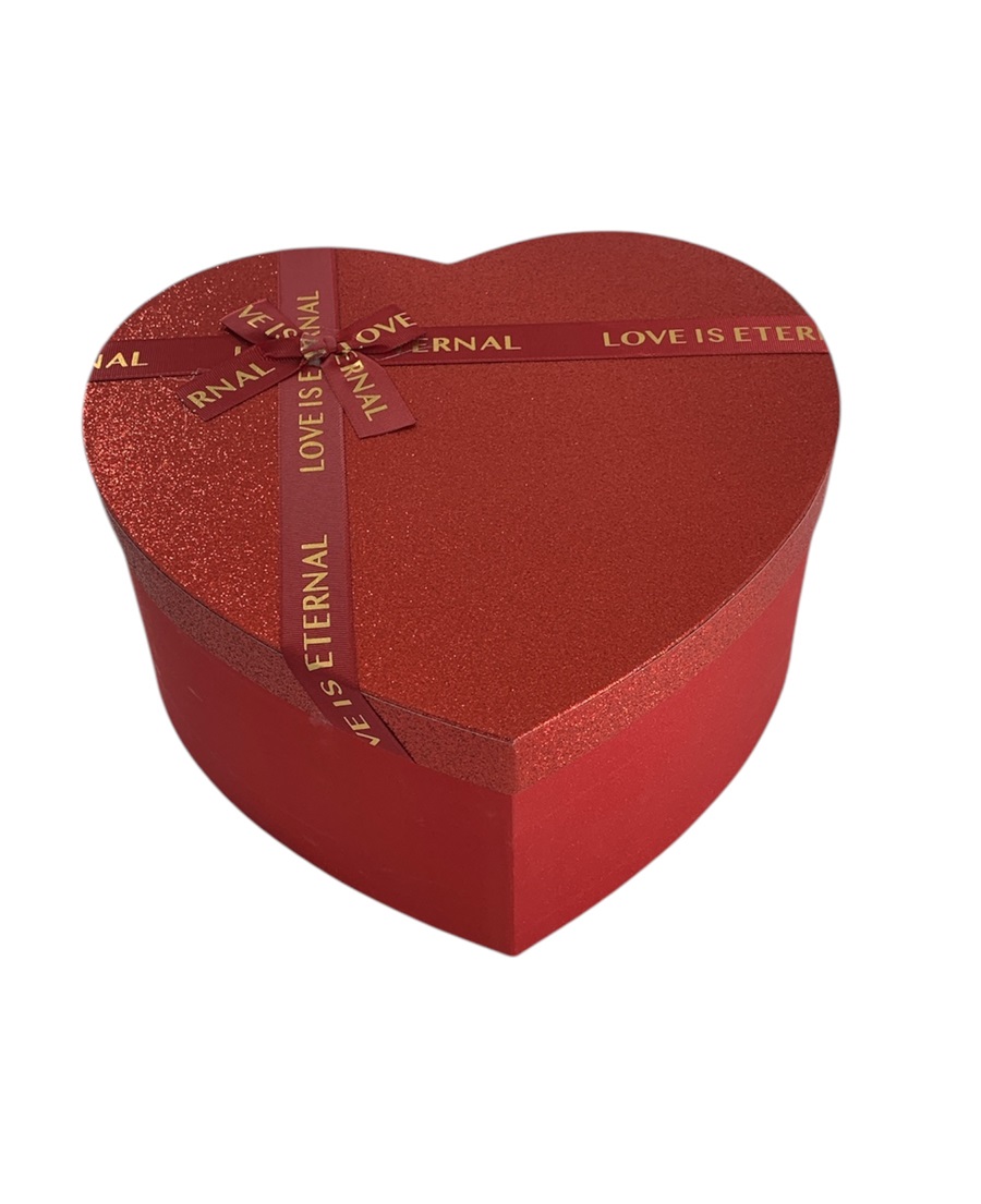 CAJA DE REGALO FORMA DE CORAZON 30*25*16.5 CM