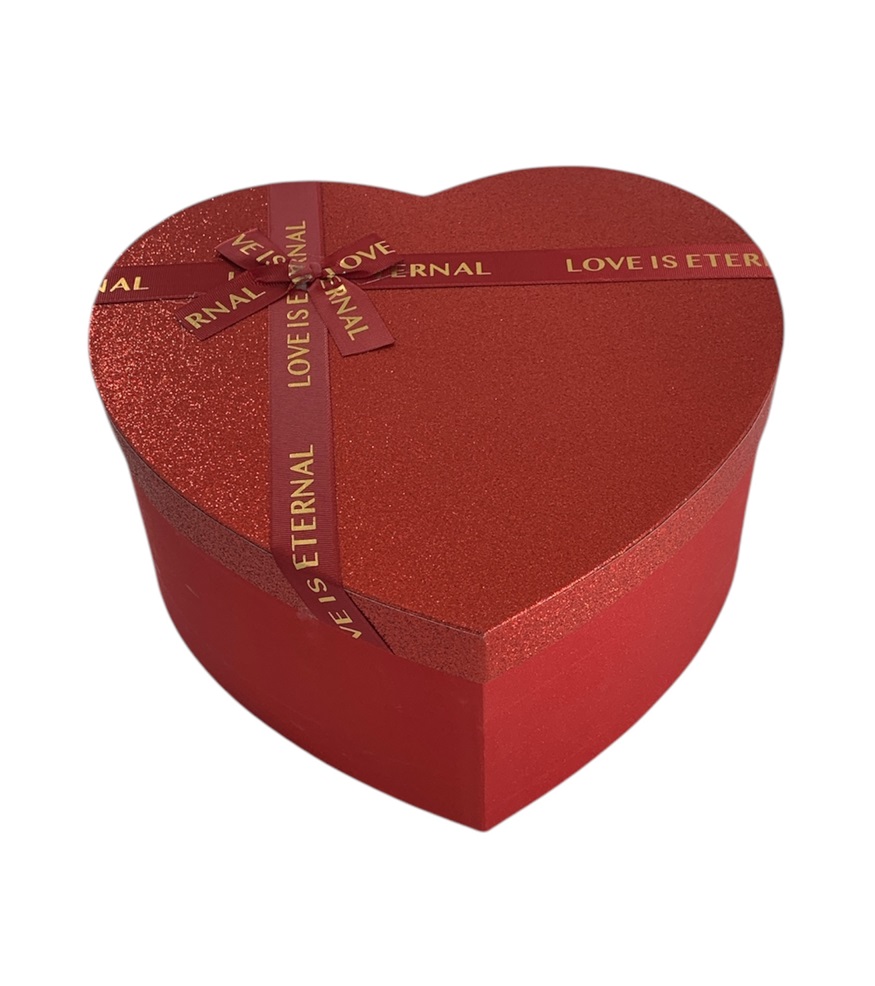 CAJA DE REGALO FORMA DE CORAZON 14*9*8.5 CM