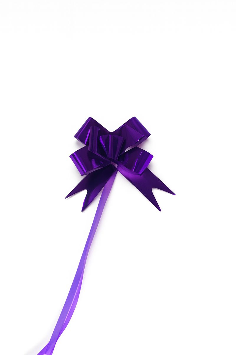 LAZO ARMABLE UNICOLOR METALIZADO "30"