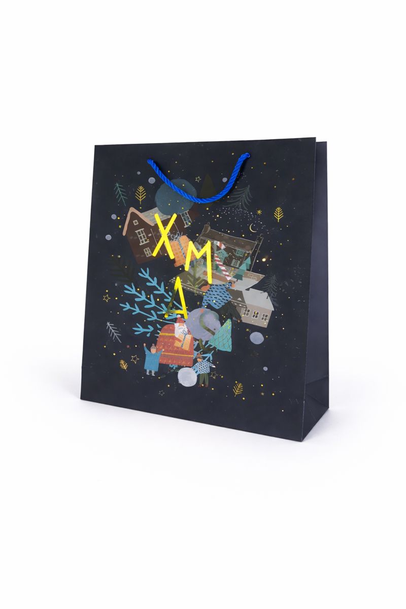 BOLSA DE REGALO MERRY CHRISTMAS 30*42*12