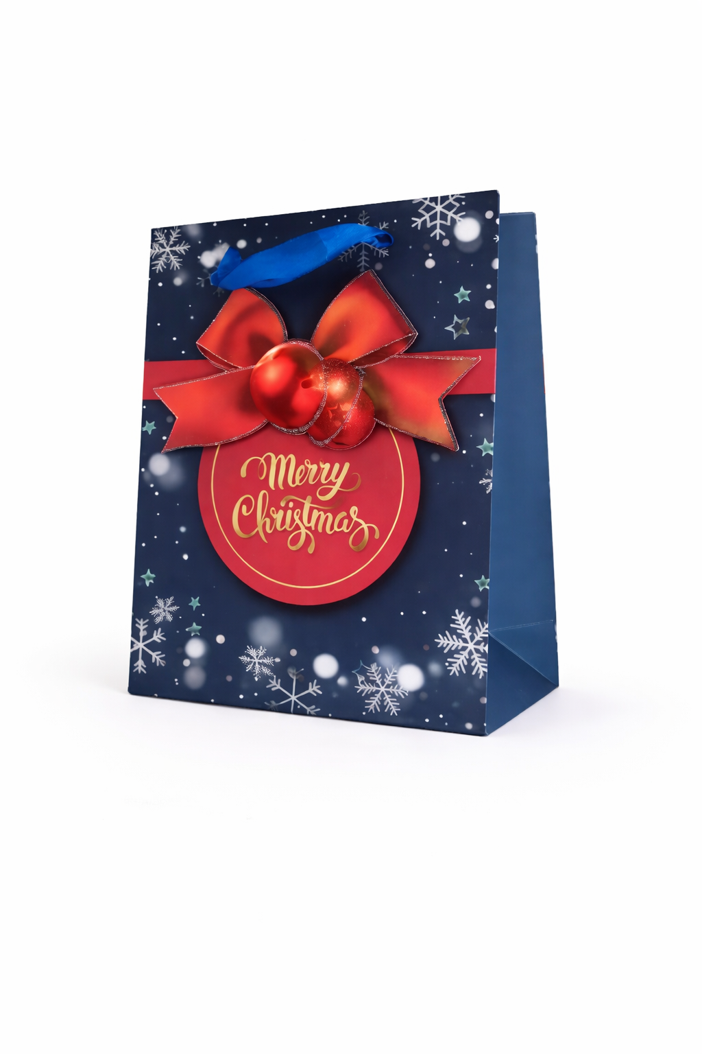 BOLSA DE REGALO MERRY CHRISTMAS ESTAMPADO 3D 18*23*11