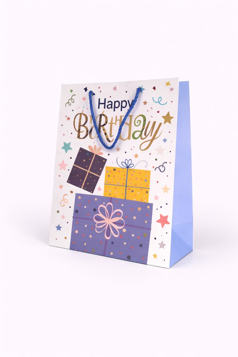 BOLSA DE REGALO HAPPY DIRTHDAY 26*32*12