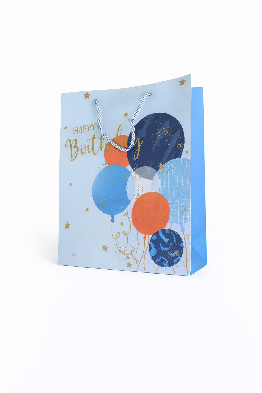 BOLSA DE REGALO HAPPY BIRTHDAY GLOBOS 26*32*13