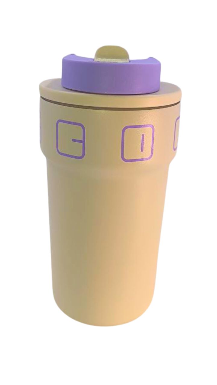 TERMO 550ML CON LLAVERO DECORATIVO HEAT CUP