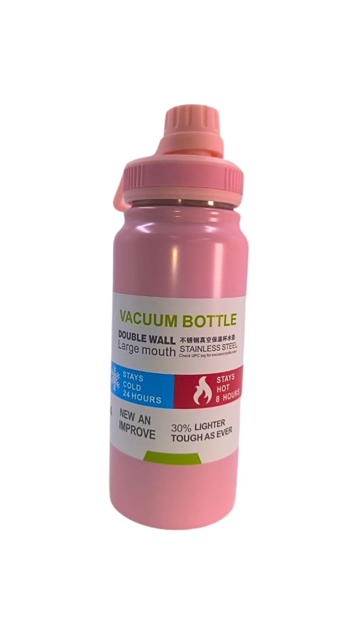 TERMO 600ML UNICOLOR METALICO