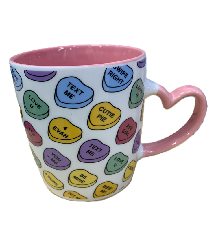 TAZA  MANGO DE CORAZON