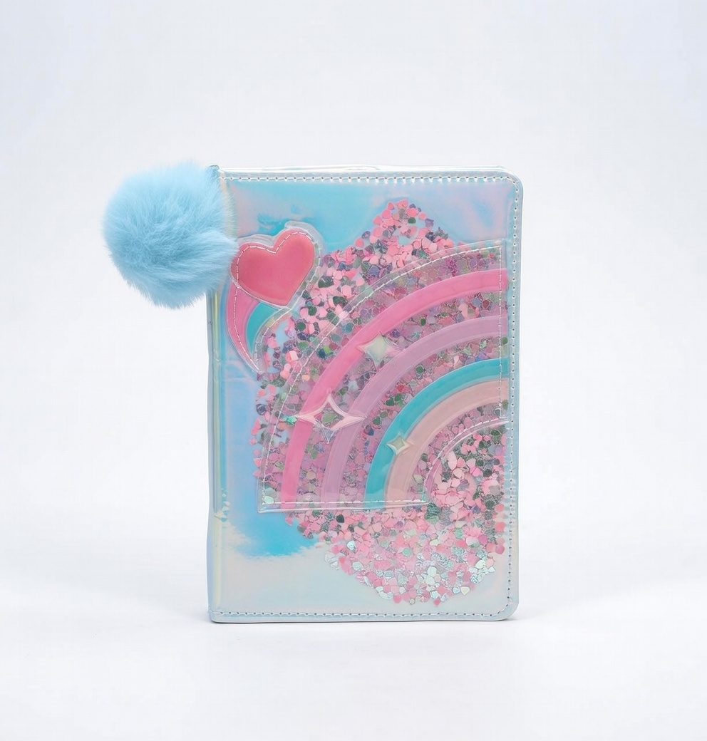 LIBRETA 1L/80H ARCOIRIS/MARCAPAGINAS