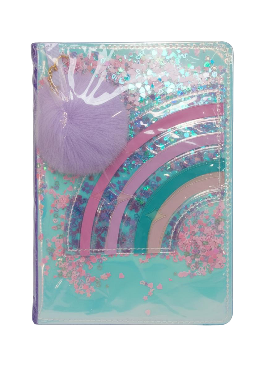 LIBRETA 1L/80H ARCOIRIS/MARCAPAGINAS