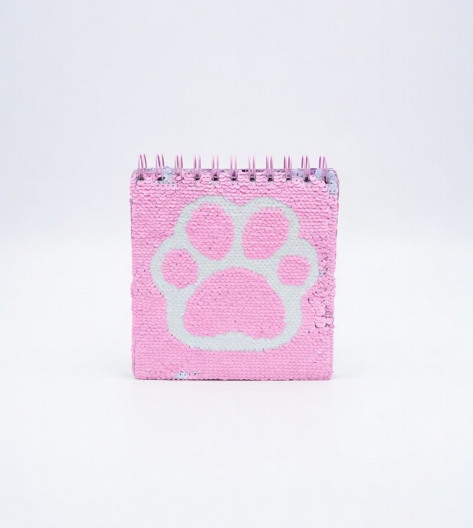 LIBRETA DE APUNTES 1L/80H LENTEJUELAS