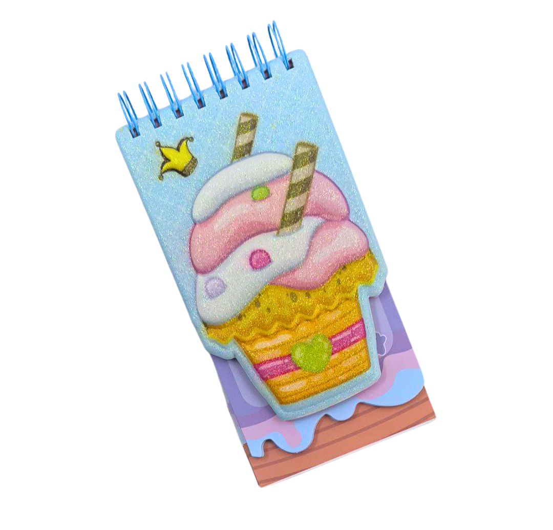 LIBRETA DE APUNTES 1L/100H HELADO 3D