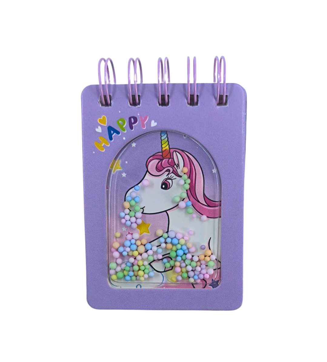 LIBRETA DE APUNTES 1L/80H UNICORNIO ESFERAS MOVIBLES