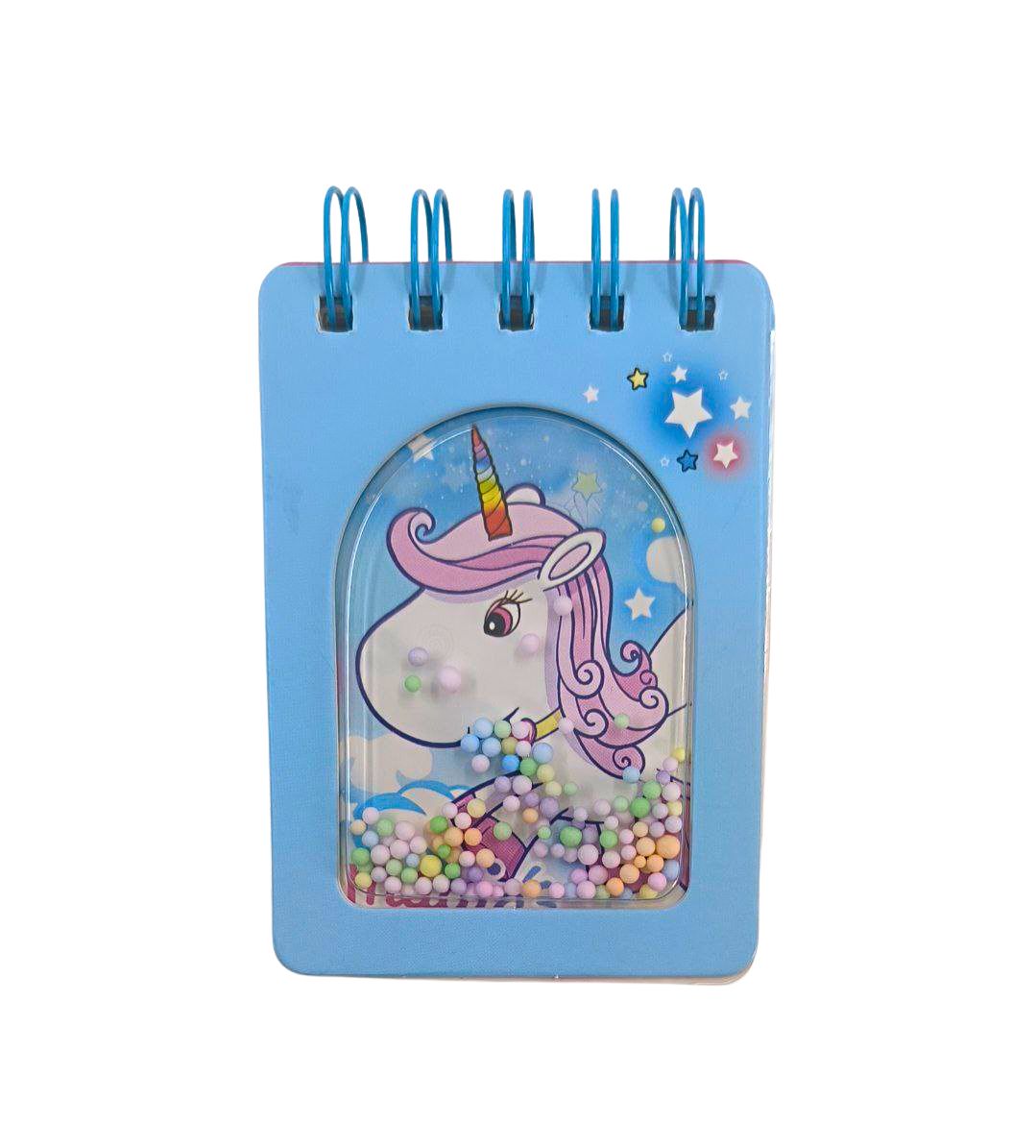 LIBRETA DE APUNTES 1L/80H UNICORNIO ESFERAS MOVIBLES