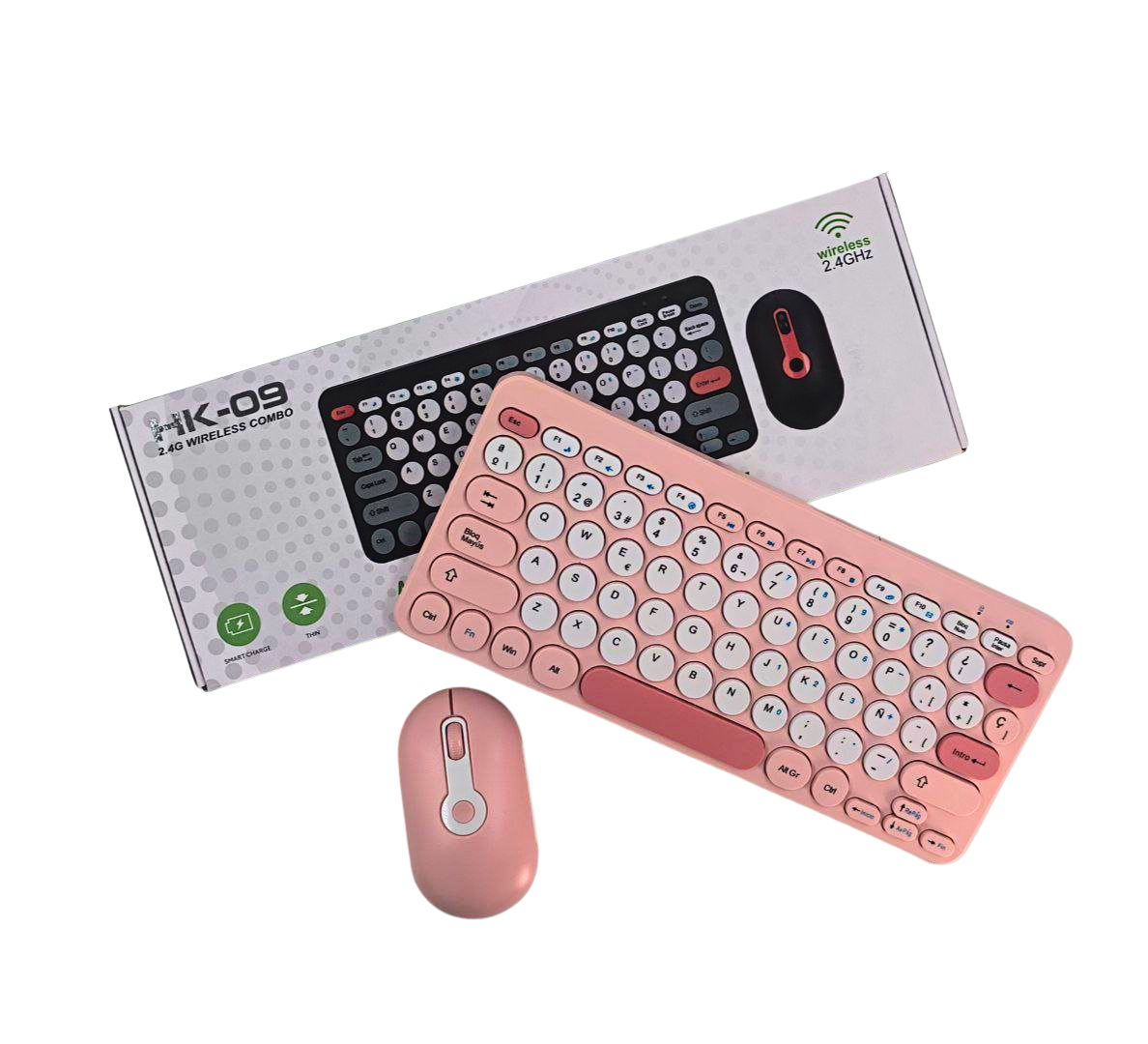 SET TECLADO Y MOUSE INALAMBRICO PEQ HK-09