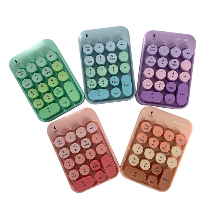 TECLADO NUMERICO Z5 COLOR PASTEL GEEZER