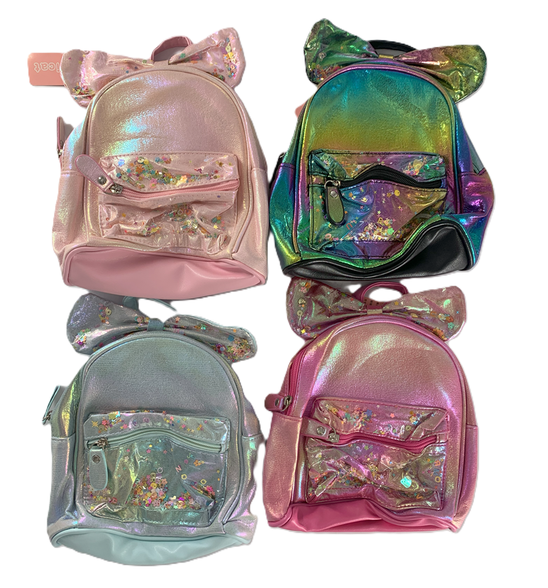 BOLSO 22*11*23 CM METALIZADO CON LAZO