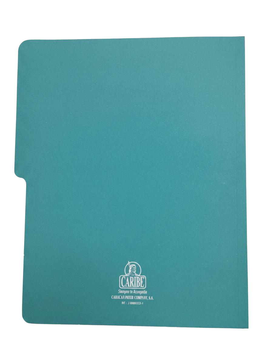 CARPETA COLORS CARTA/TURQUESA CARIBE