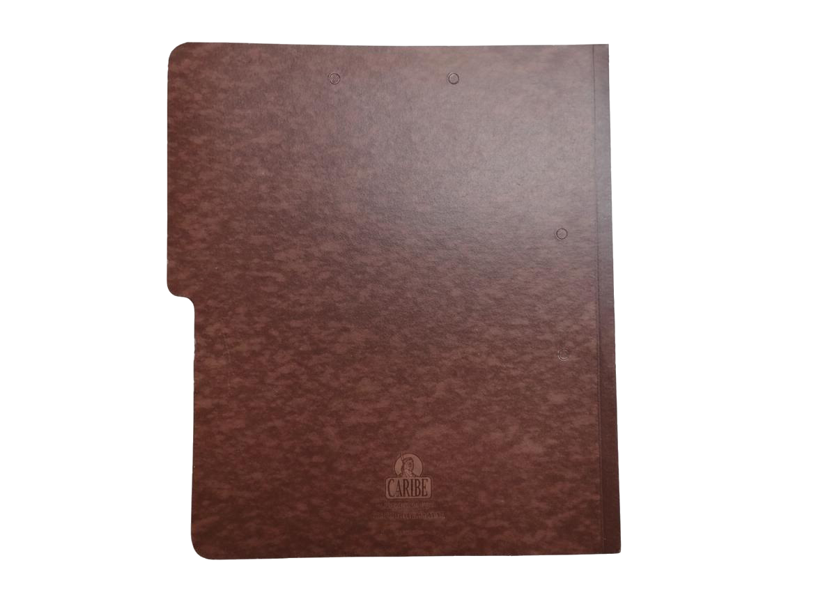CARPETA FIBRA SID CARTA C/GANCHO CARIBE