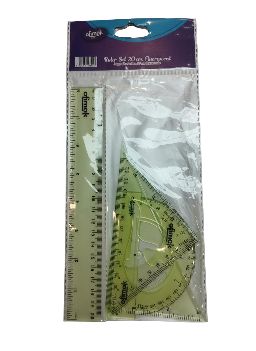 JUEGO GEOMETRICO 20CM OFIMAK