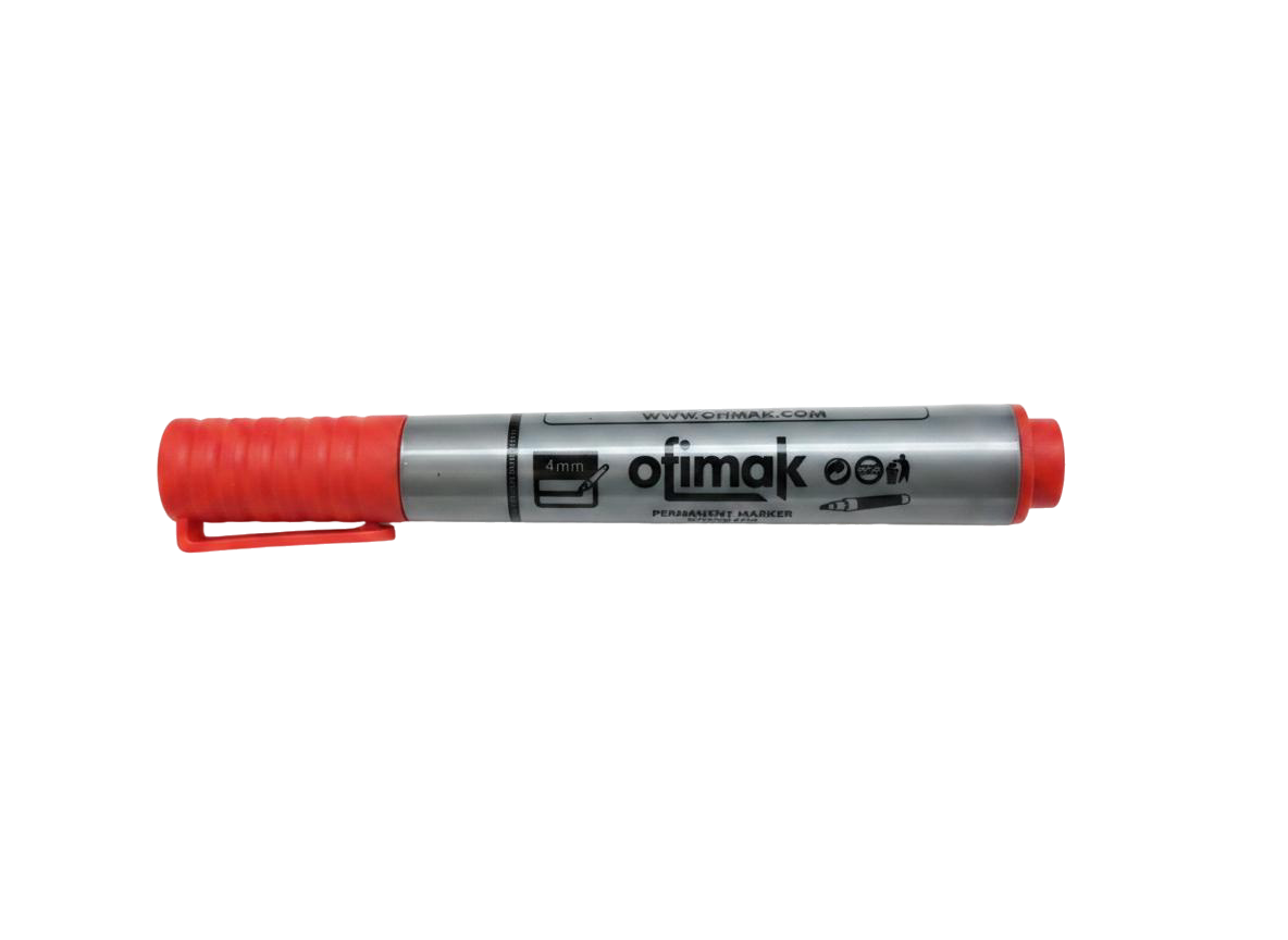 MARCADOR PERM PTA CINC 806 ROJO OFIMAK