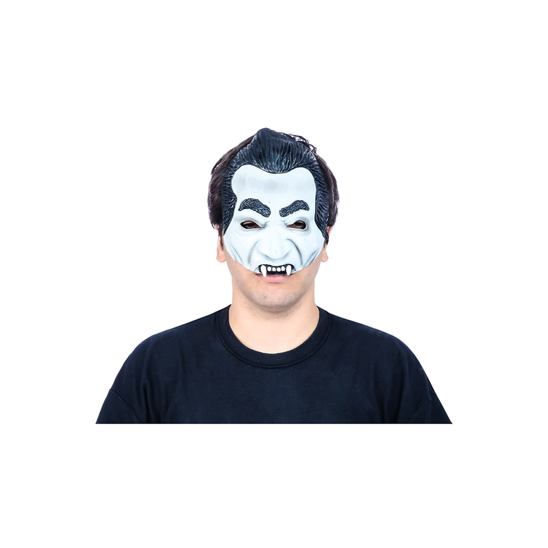 MASCARA LATEX VAMPIRO GRIS