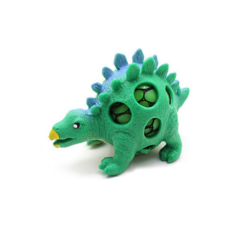 PELOTA ANTIESTRES MALLA DINOSAURIO