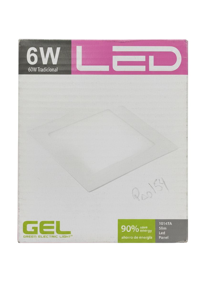 PANEL LED CUA/EMPO 6W 5"" LUZ BL GEL