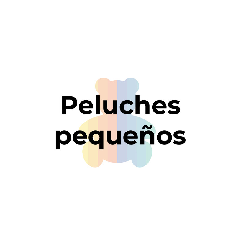 PELUCHES PEQUEÑOS