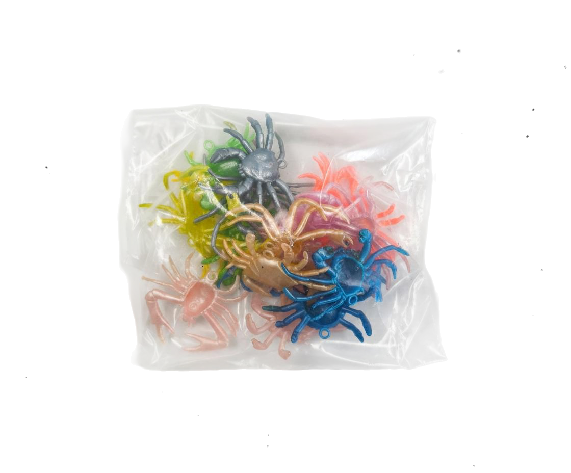 CANGREJOS PLASTICO DE COLORES