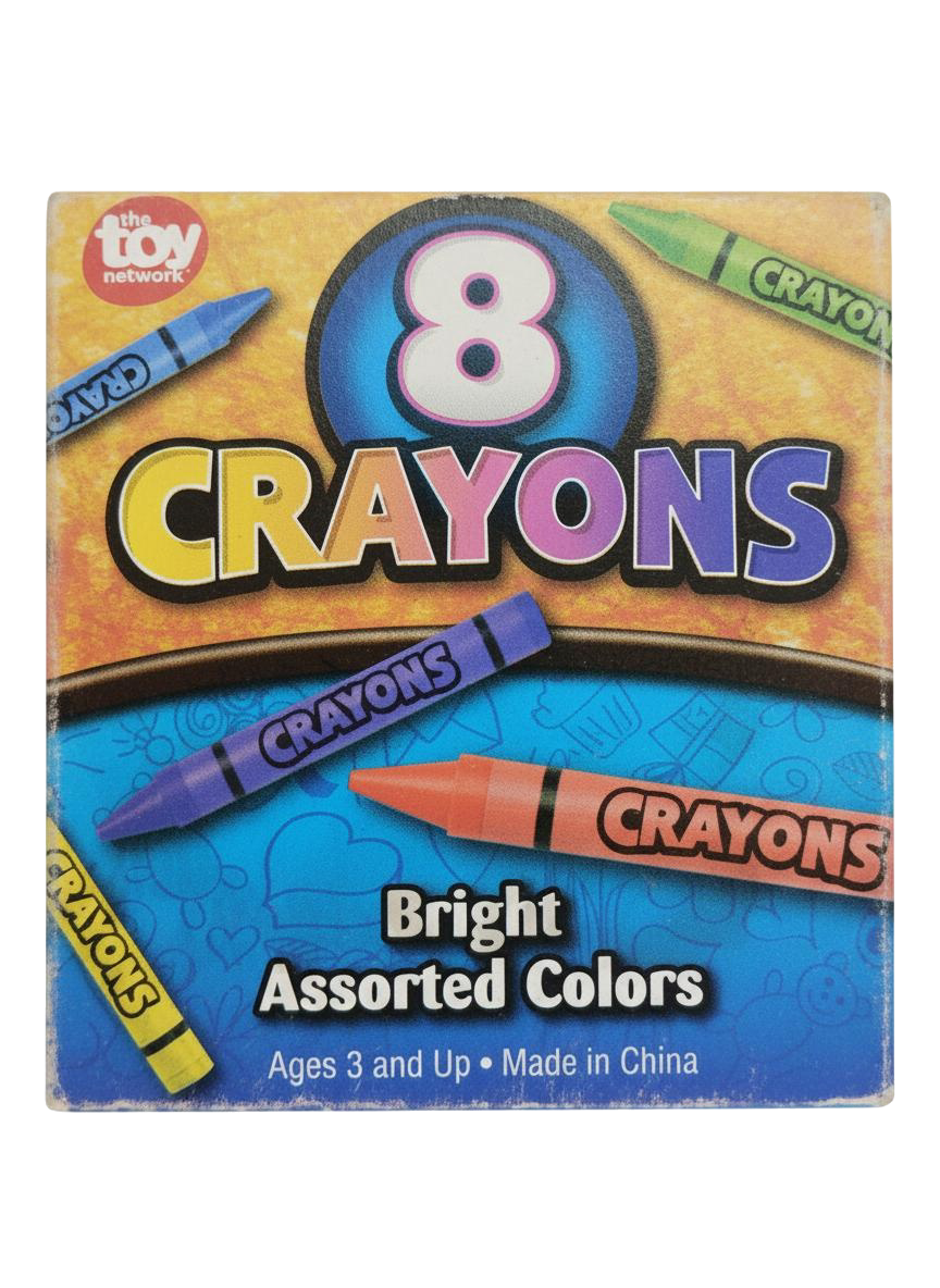 CAJA DE 8 MINI CRAYONES DE CERA