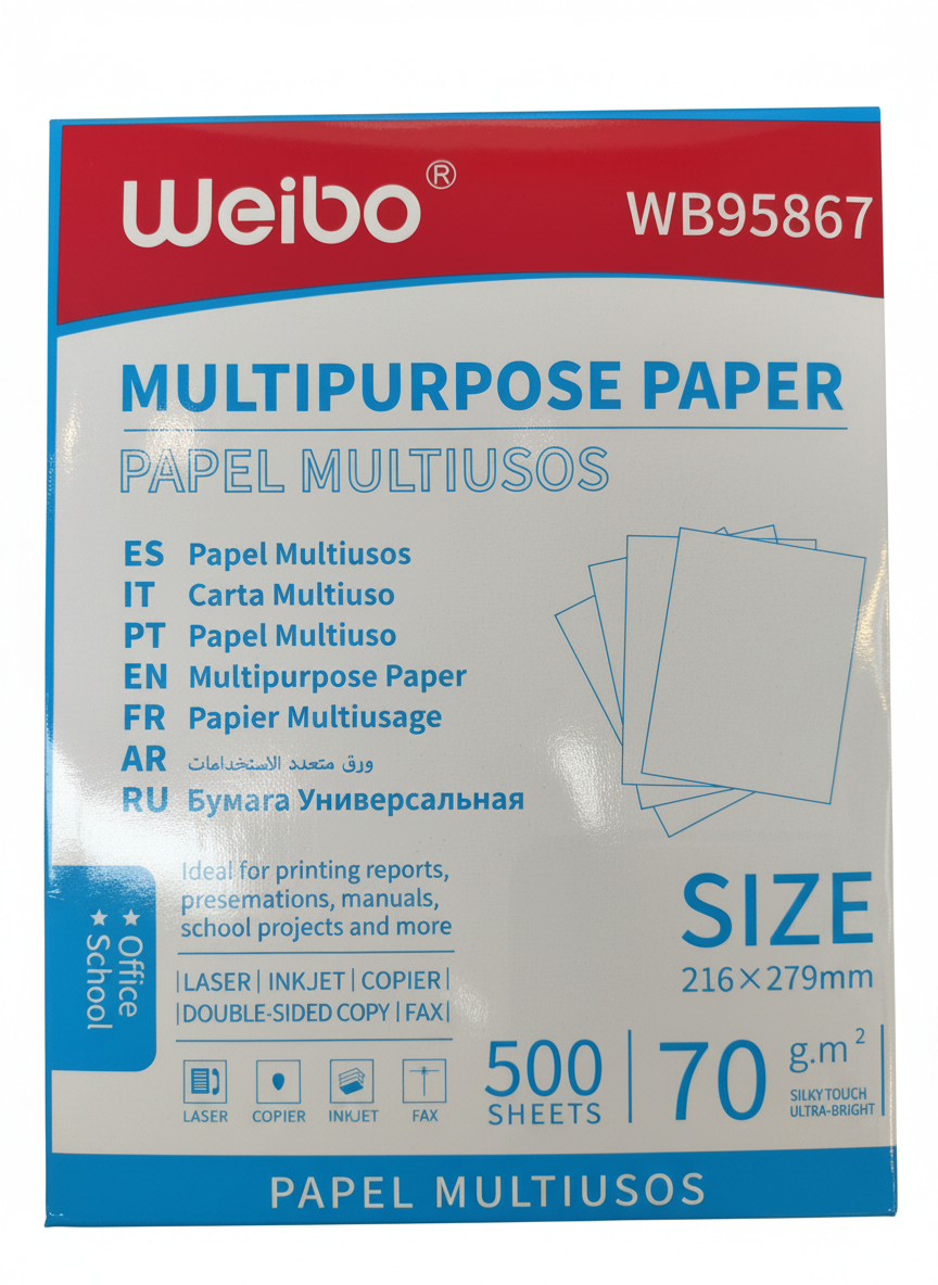 RESMA DE PAPEL WEIBO CARTA